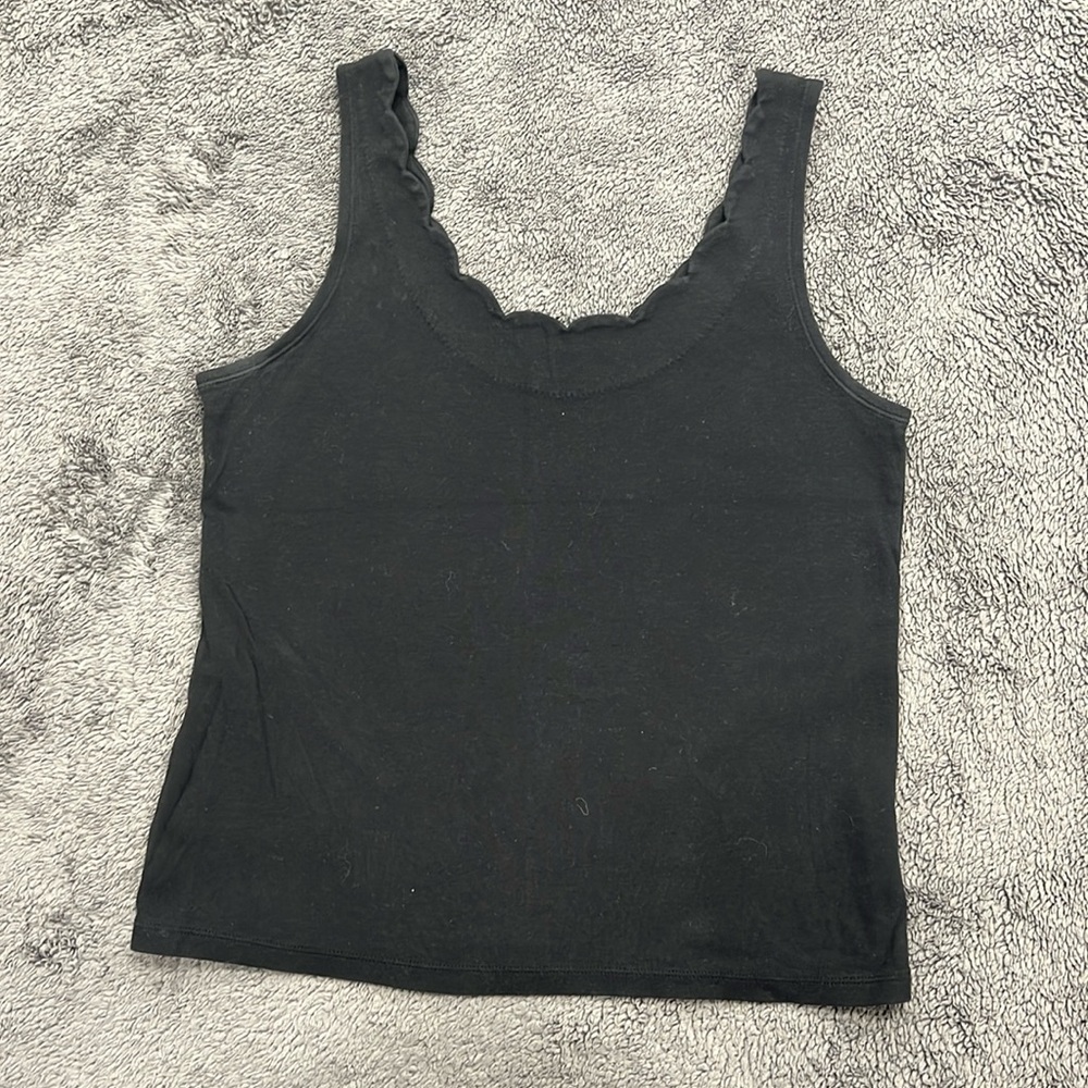 J crew scalloped tank